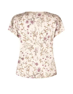 Curvy Fluid Satin Blouse with Floral Print Rinascimento Curvy 2