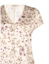 Blusa Fluida Curvy In Raso Motivo A Fiori Rinascimento Curvy