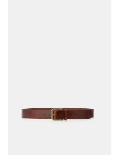 Ceinture simple à boucle carrée mate Dixie - Tête-de-Moro