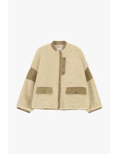Eco Jacket – Short Fur with Inserts and Pockets Dixie