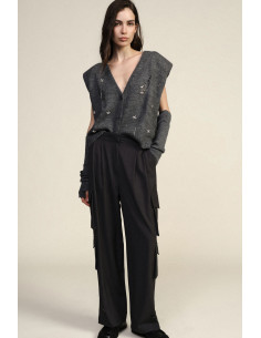 Tailored Trousers with Side Patch Pockets Dixie