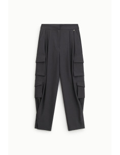 Tailored Trousers with Side Patch Pockets Dixie 2