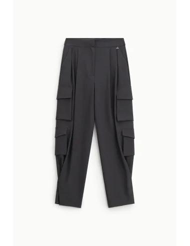Tailored Trousers with Side Patch Pockets Dixie