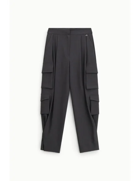 Tailored Trousers with Side Patch Pockets Dixie