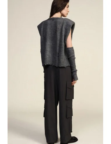 Tailored Trousers with Side Patch Pockets Dixie