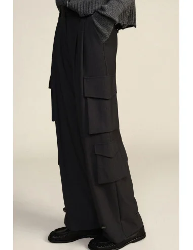 Pantaloni Sartoriali Con Tasche Applicate Laterali Dixie
