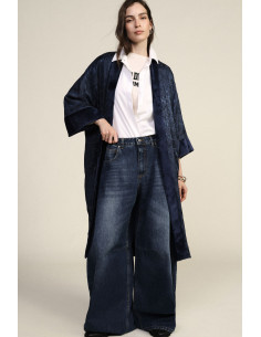 Cappotto Duster Jacquard Con Ampie Maniche Dixie - Vestiti Firmati ...