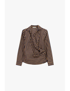 Camicia A Quadri Motivo Incrociato Davanti Dixie - Vestiti Firmati ... 2