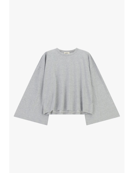 T-shirt à manches longues ample et coupe droite Dixie - Vestiti Fir...