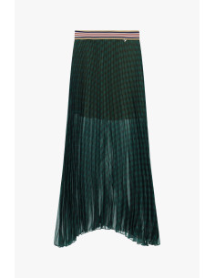 Gonna Lunga Plissettata Con Cinturino A Righe Dixie - Vestiti Firma... 2