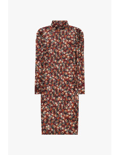 Abito A Fiori Con Collo Alto E Maniche Lunghe Dixie - Vestiti Firma... 2