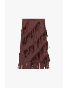 Gonna Midi Con Frange Diagonali Decorative Dixie - Vestiti Firmati ... 2