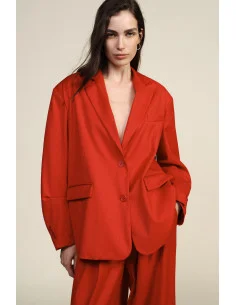 Blazer à simple boutonnage avec poches à rabat Dixie