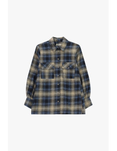 Camicia A Quadri Con Tasche Sul Petto E Polsini Dixie