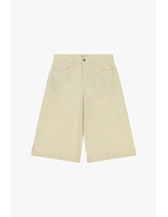 Dixie - Butter Corduroy Knee-Length Shorts with Pockets