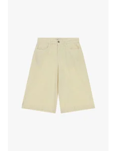 Dixie - Butter Corduroy Knee-Length Shorts with Pockets