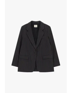 Blazer rayé avec poches passepoilées Dixie