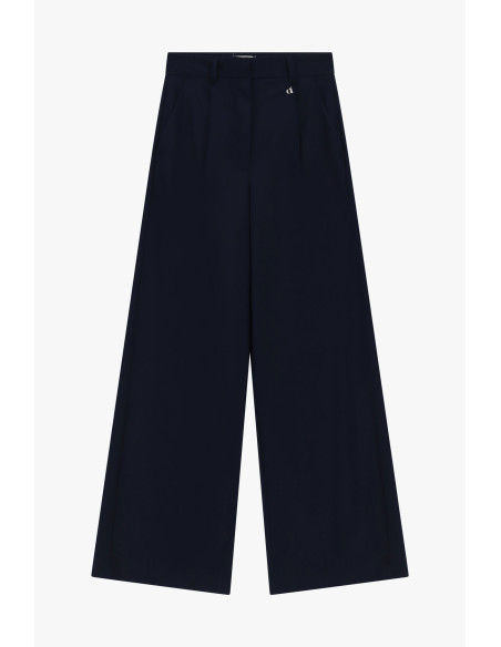 Pantaloni Palazzo Ampi A Vita Alta Dixie
