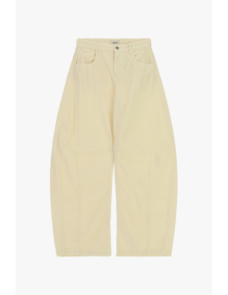 Corduroy Palazzo Trousers with Pockets Dixie - Butter