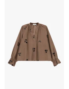 Blusa Con Motivo Floreale E Maniche Ampie Please