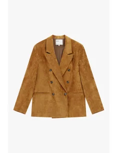 Blazer Doppiopetto Vellutato Taglio Dritto Please
