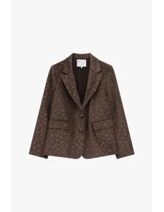 Blazer Stampa Animalier Chiusura A Due Bottoni Please 2