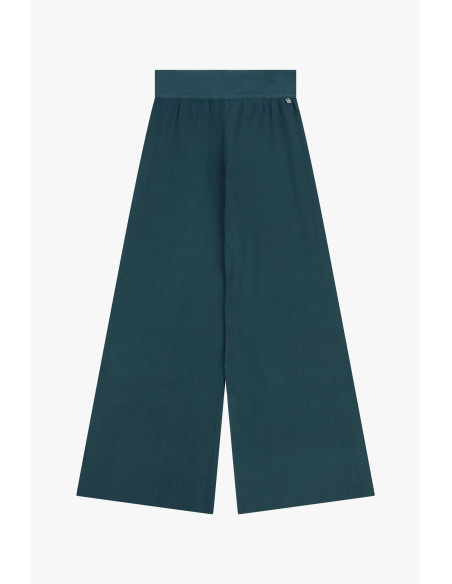 High-Waisted Wide-Leg Palazzo Trousers Please - Teal