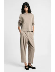 Pantaloni Dritti In Felpa Con Tasche Chino Please