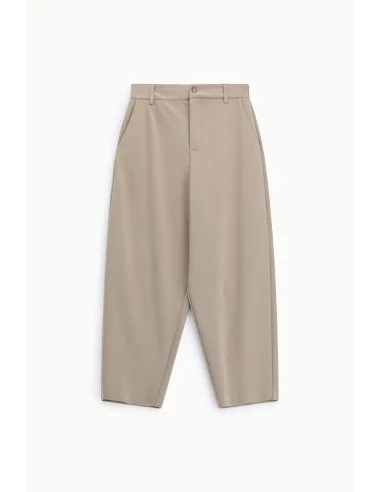 Pantalon droit en molleton avec poches chino Please