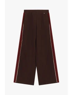 Pantalon palazzo avec bandes latérales contrastantes Please