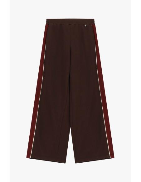 Palazzo Trousers With Contrasting Side Stripes Please