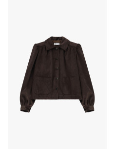 Veste-chemise courte avec poches plaquées Please