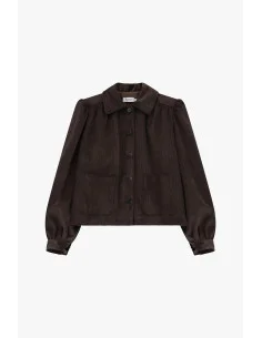 Cropped Shirt Jacket With Patch Pockets Please