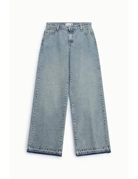 Jean ample taille haute à bas évasé Please