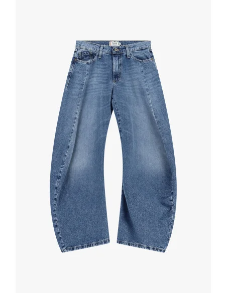 Jeans A Gamba Extra Ampia Tapered Con Cuciture Please