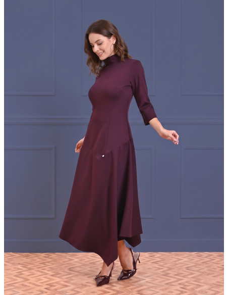 Rinascimento Dress - Burgundy
