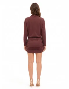 Rinascimento Dress - Burgundy 2