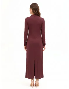 Rinascimento Dress - Burgundy 2