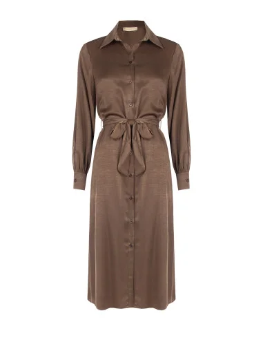 Rinascimento Dress - Mud-colored