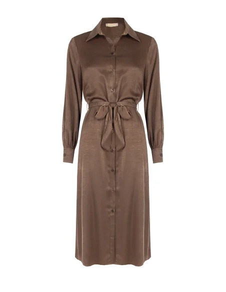 Rinascimento Dress - Mud-colored