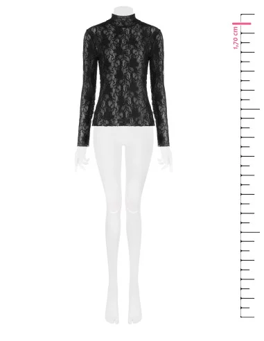 Top / T-shirt Rinascimento - Noir
