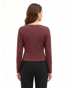 Blouse / Chemisier Rinascimento - Bordeaux 2