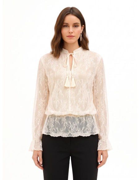 Blusa / Camicia Rinascimento - Panna Bianco