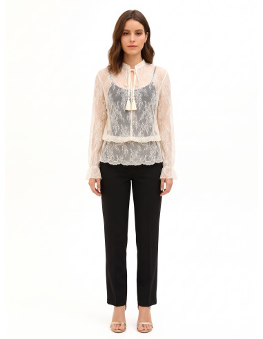 Blusa / Camicia Rinascimento - Panna Bianco