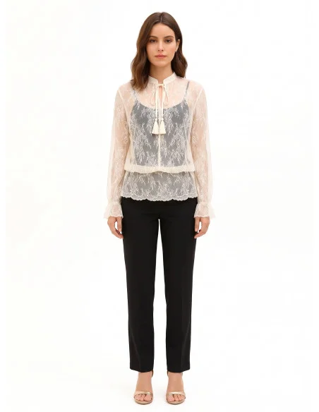 Blouse / Chemisier Rinascimento - Blanc crème
