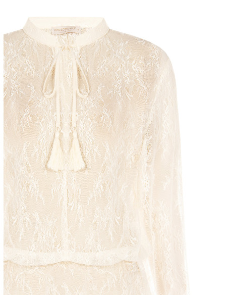 Blusa / Camicia Rinascimento - Panna Bianco