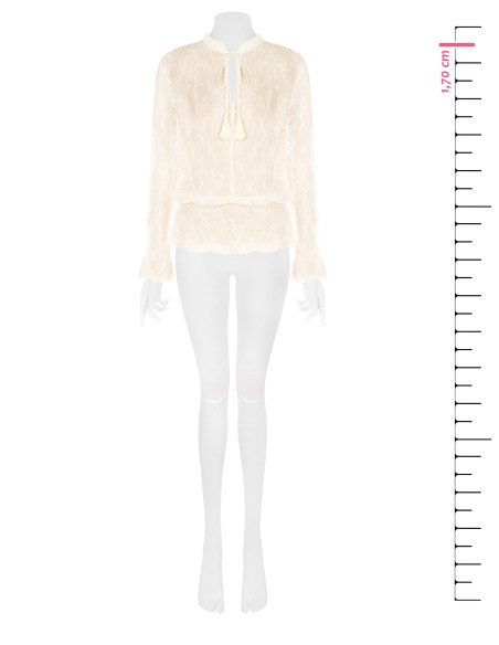 Blusa / Camicia Rinascimento - Panna Bianco