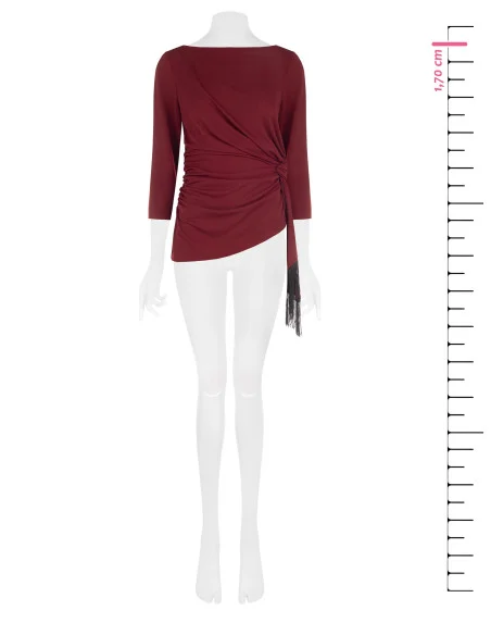 Blusa / Camicia Rinascimento - Bordeaux