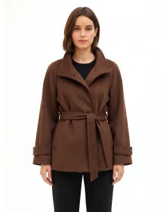 Coat / Trench Coat Rinascimento - Dark Brown