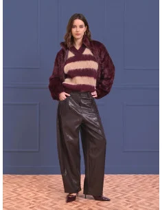 Coat / Trench Coat Rinascimento - Bordeaux 2